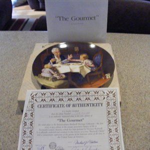 Bradford Exchange Plate "The Gourmet" by Knowles